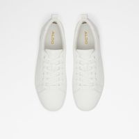 Meadow White Synthetic Smooth Women's Low top sneakers | ALDO US