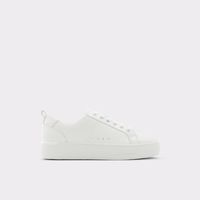 Meadow White Synthetic Smooth Women's Low top sneakers | ALDO US