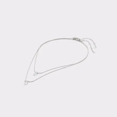 Mealonnie Silver/Clear Multi Women's Necklaces | ALDO US