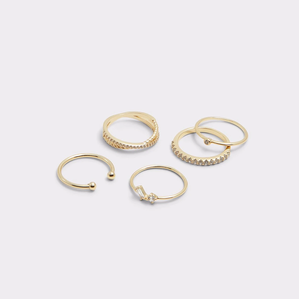 Meeranda Gold/Clear Multi Women's Rings | ALDO Canada