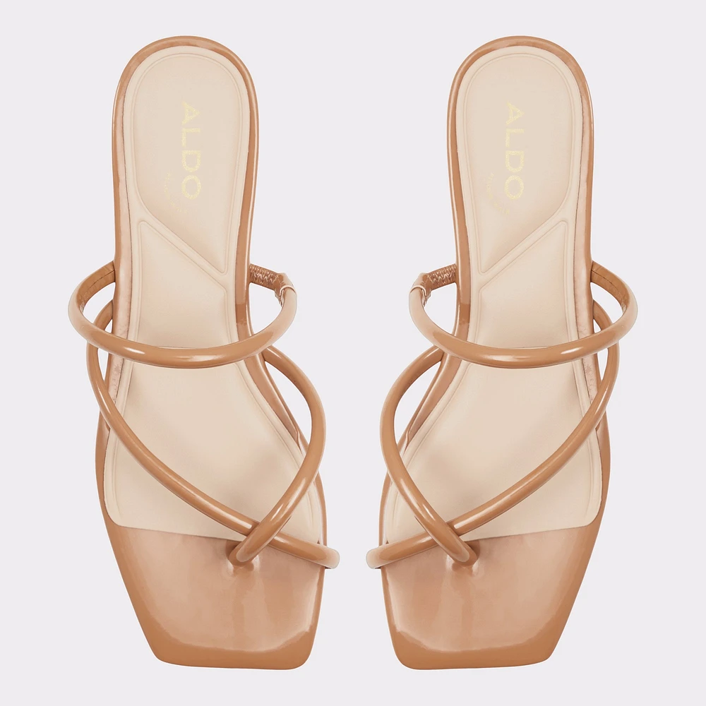 Mounis Autre Beige Foncé Femmes Sandales à talon plat | ALDO Canada