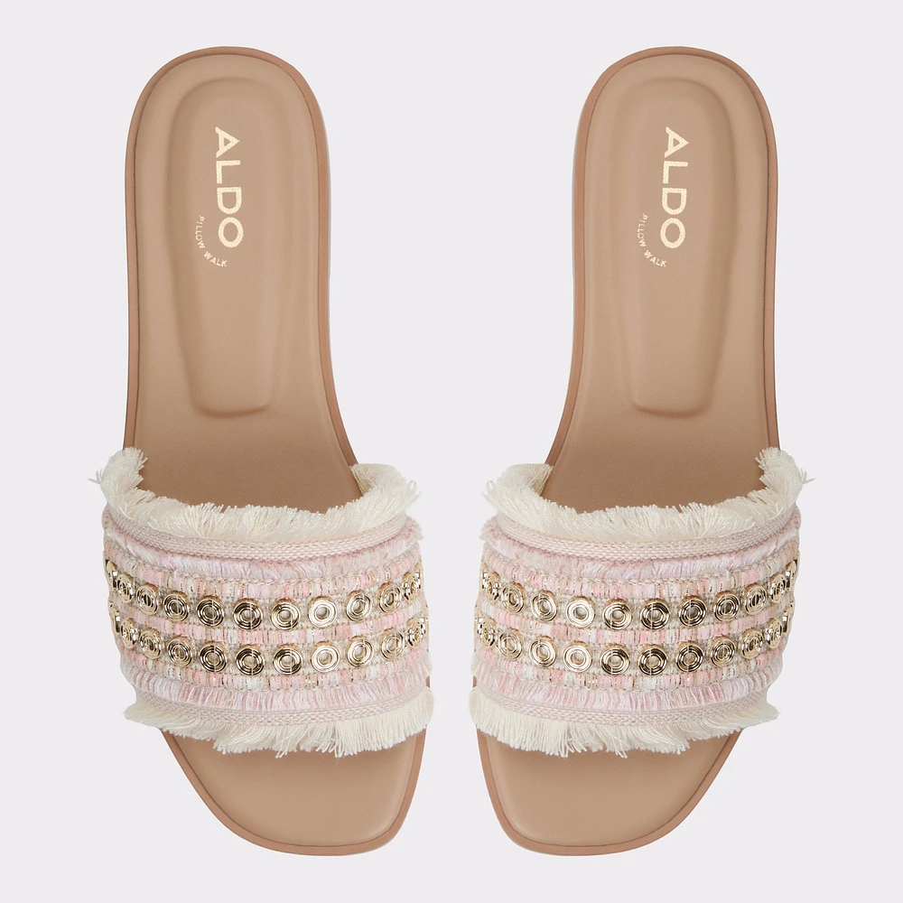 Nalani Beige Combo Women's Flat Sandals | ALDO Canada