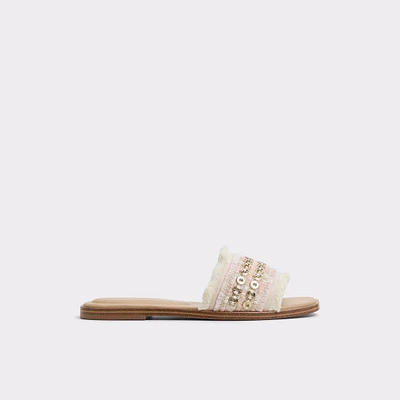 Nalani Beige Combo Women's Flat Sandals | ALDO Canada
