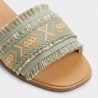 Nalani Other Green Women's Flat Sandals | ALDO Canada