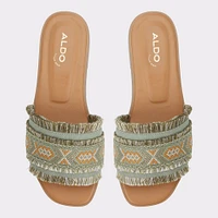 Nalani Other Green Women's Flat Sandals | ALDO Canada