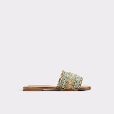Nalani Other Green Women's Flat Sandals | ALDO Canada