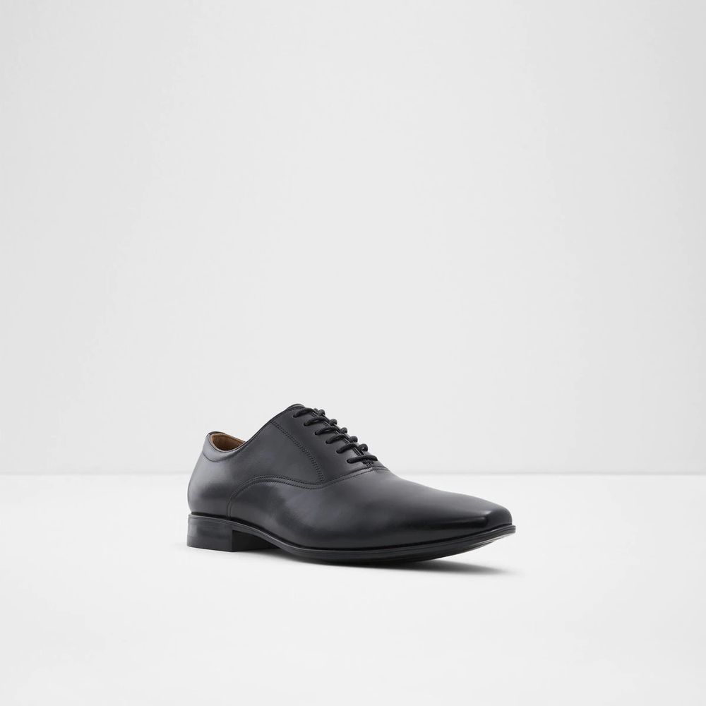 Nathon Black Men's Oxfords & Lace-ups | ALDO US