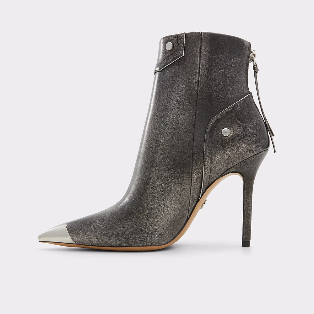 Nilita Pewter Women's Ankle Boots | ALDO Canada