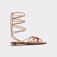 Nirena Marron Moyen Femmes Sandales à talon plat | ALDO Canada