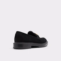 Norris Black Leather Suede Men's Loafers & Slip-Ons | ALDO Canada