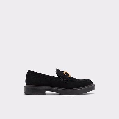 Norris Black Leather Suede Men's Loafers & Slip-Ons | ALDO Canada