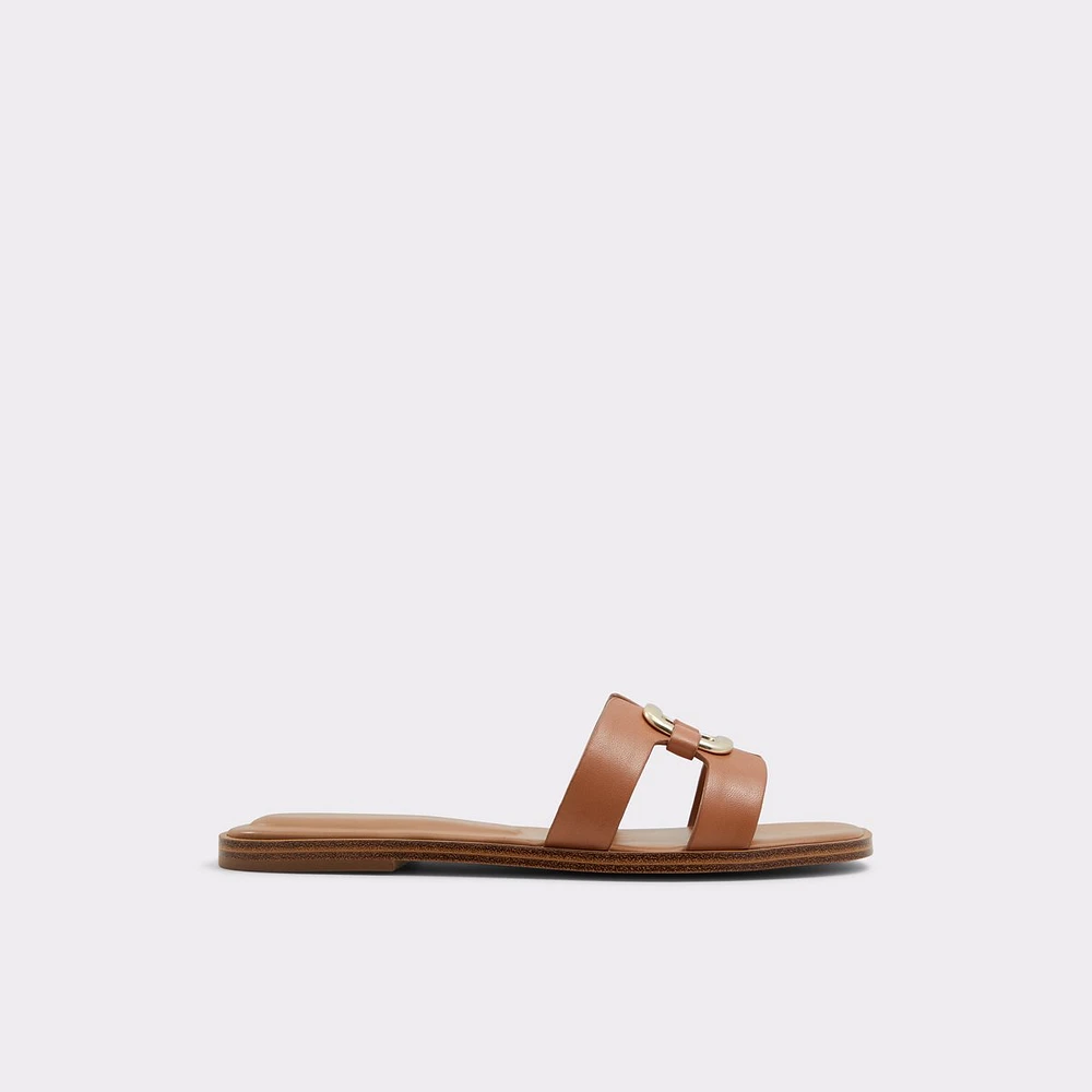 Nydaokin Beige Foncé Femmes Sandales à talon plat | ALDO Canada