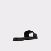 Oceania Black Women's Flat Sandals | ALDO Canada