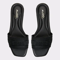 Oceania Black Women's Flat Sandals | ALDO Canada