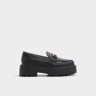 Oneameth Black Synthetic Smooth Women's Loafers & Oxfords | ALDO US