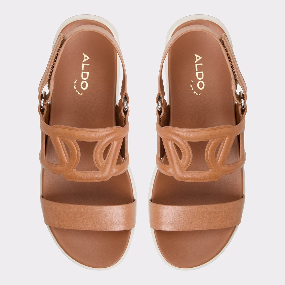 Onuvia Marron Moyen Femmes Sandales a assise plantaire | ALDO Canada