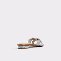 Ormeley Silver Women's Flat Sandals | ALDO Canada