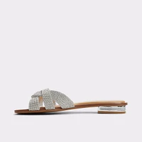 Ormeley Silver Women's Flat Sandals | ALDO Canada