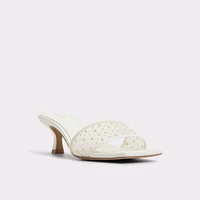 Pearlia Blanc Femmes Mules a talons | ALDO Canada