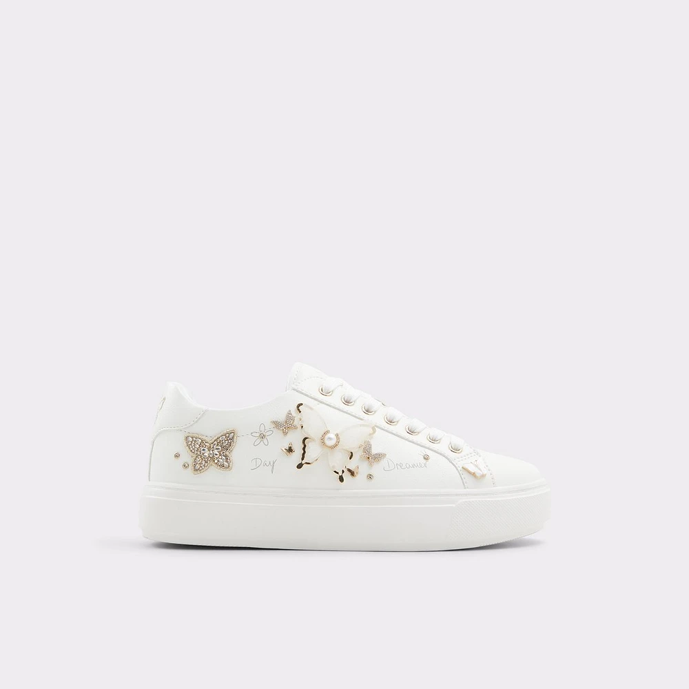 Pearlwing Blanc Femmes Sneakers bas | ALDO Canada