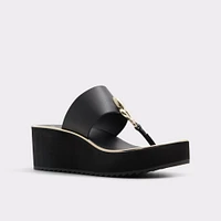 Penelopy Noir Femmes Sandales plateformes et compensées | ALDO Canada