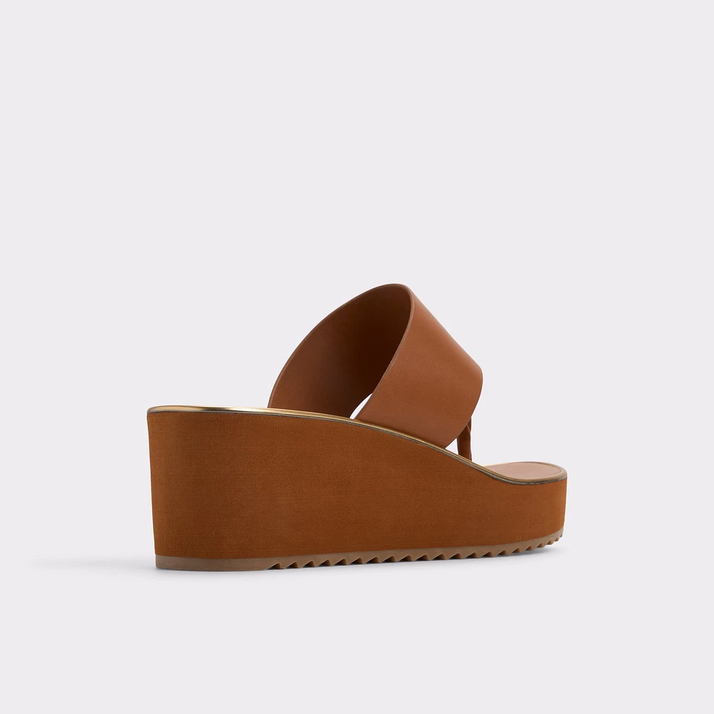 Penelopy Medium Brown Women's Platforms & Wedges | ALDO Canada