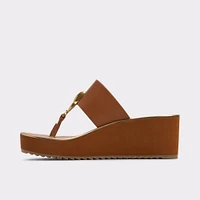 Penelopy Medium Brown Women's Platforms & Wedges | ALDO Canada