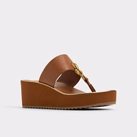 Penelopy Medium Brown Women's Platforms & Wedges | ALDO Canada