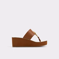 Penelopy Medium Brown Women's Platforms & Wedges | ALDO Canada