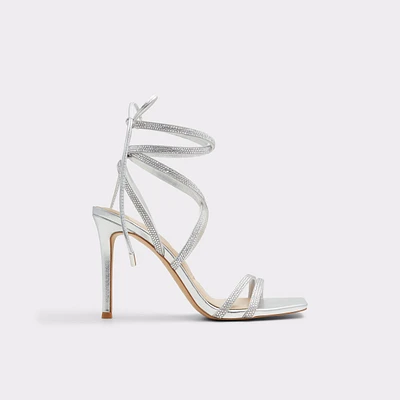 Phaedra Silver Women's Strappy sandals | ALDO Canada