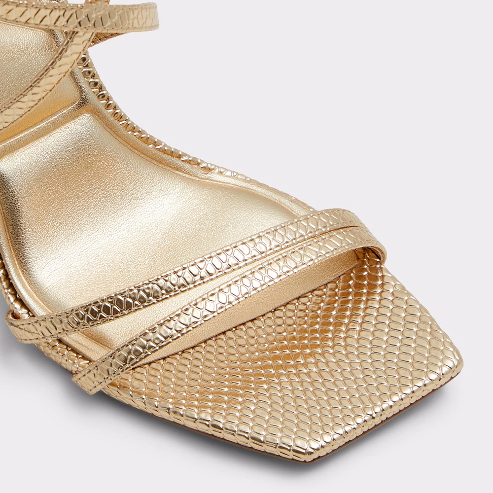 Phaedra Gold Women's Strappy sandals | ALDO US
