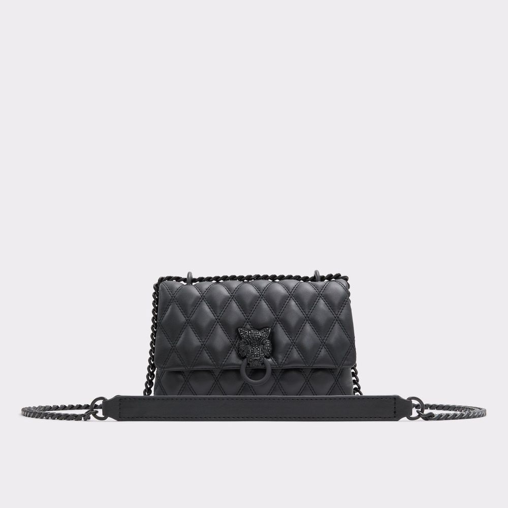 Minigreenwald Black Synthetic Smooth Women's Crossbody Bags