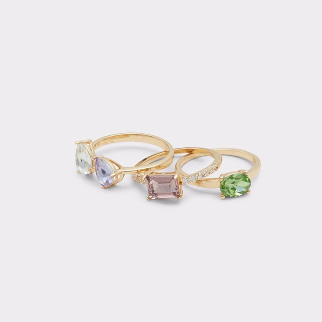 Pimediax Gold/Clear Multi Women's Rings | ALDO Canada