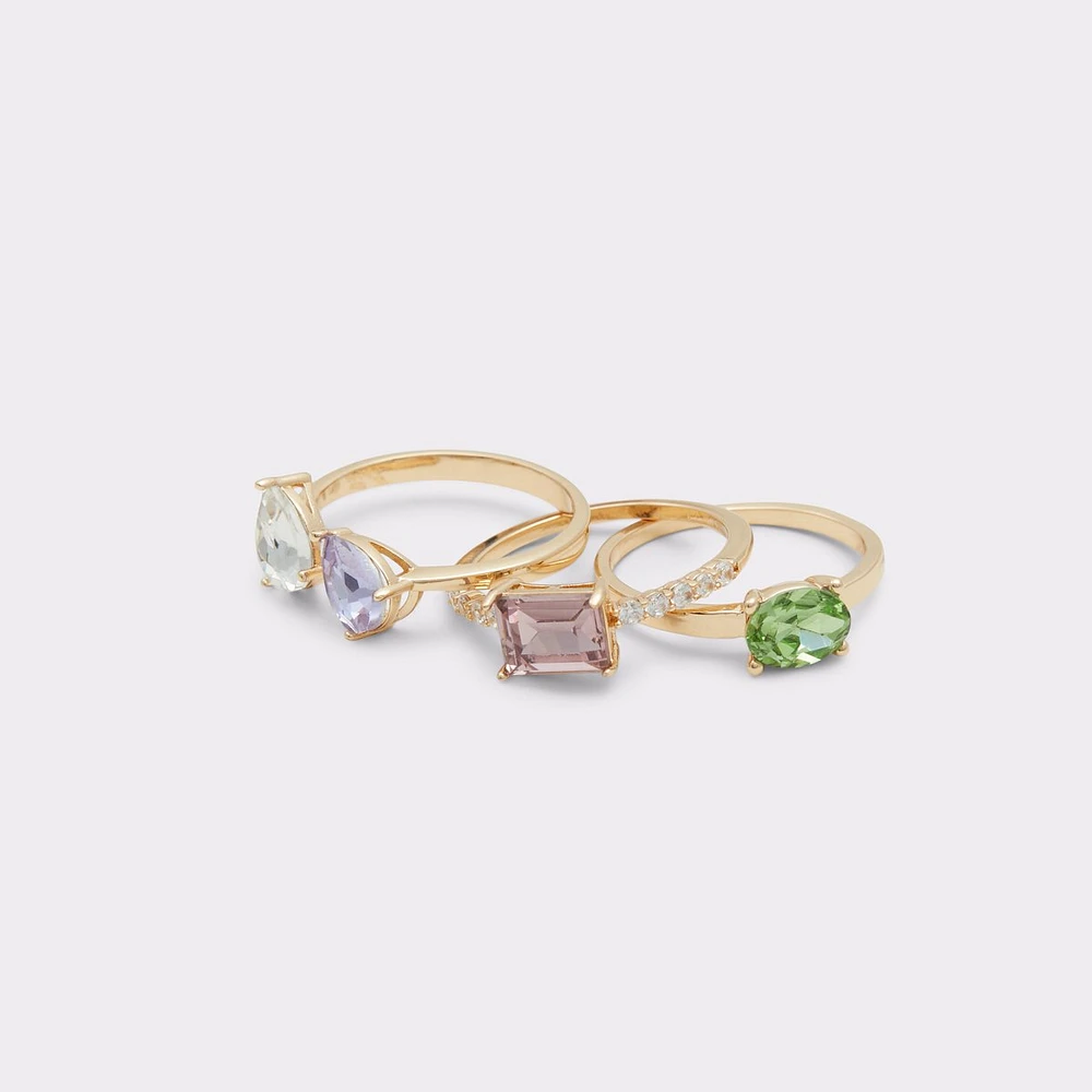 Pimediax Gold/Clear Multi Women's Rings | ALDO Canada