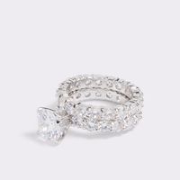 Plagens Silver/Clear Multi Women's Rings | ALDO US