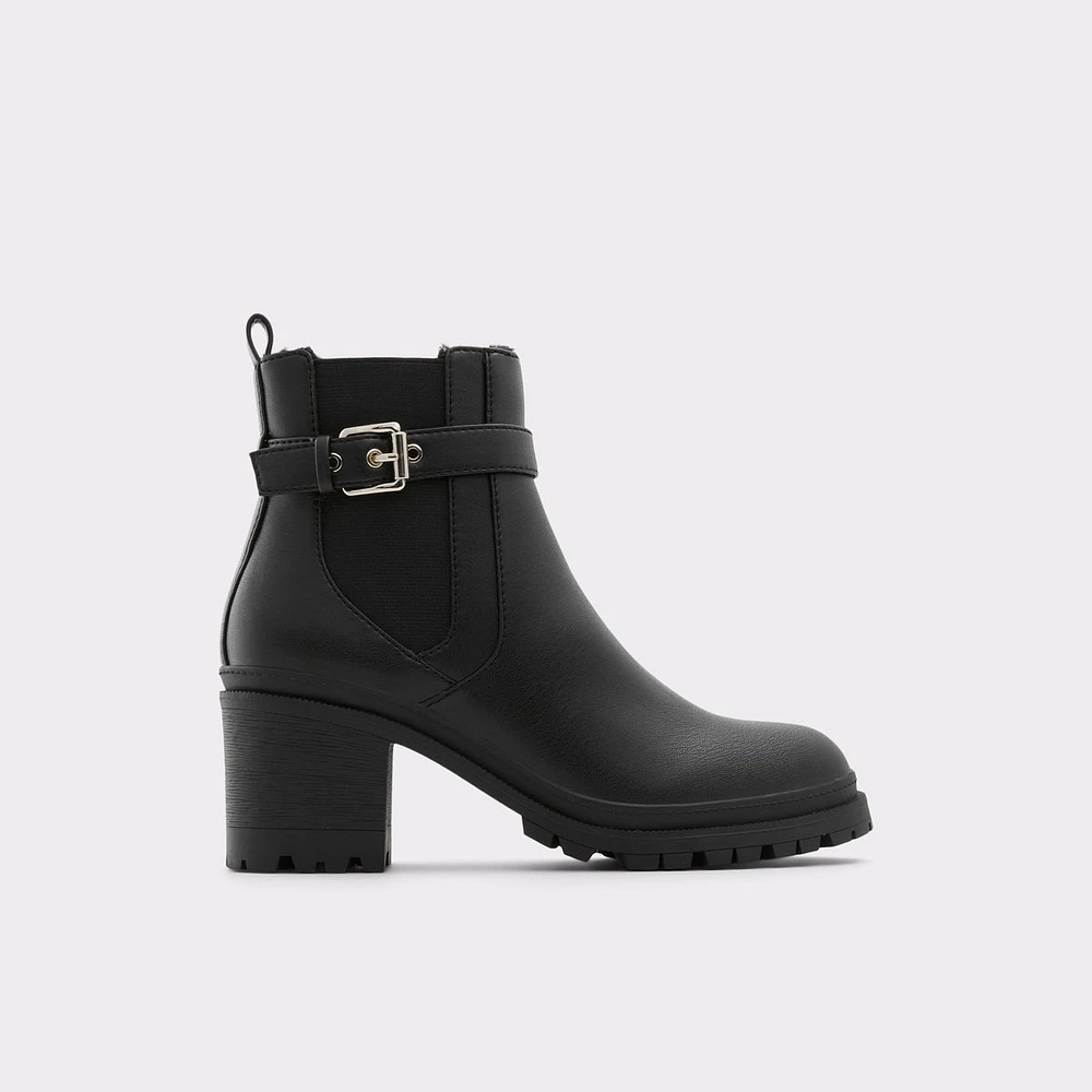 Qimas Noir Synthetic Femmes Le bottillon Chelsea | ALDO Canada