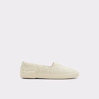 Quilten Blanc Ouvert Femmes Ballerines | ALDO Canada