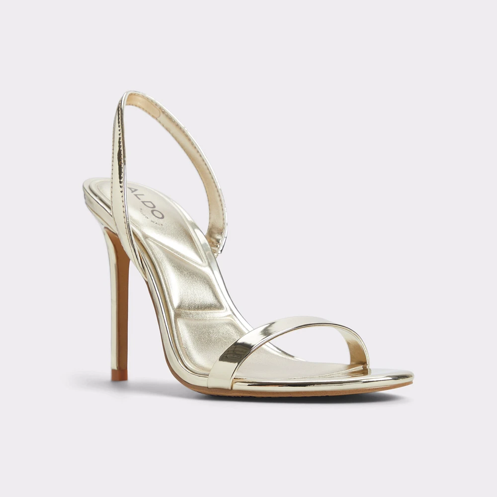 Quinney Gold Women's Strappy sandals | ALDO Canada