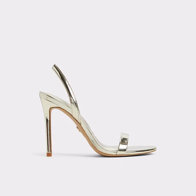 Quinney Gold Women's Strappy sandals | ALDO Canada