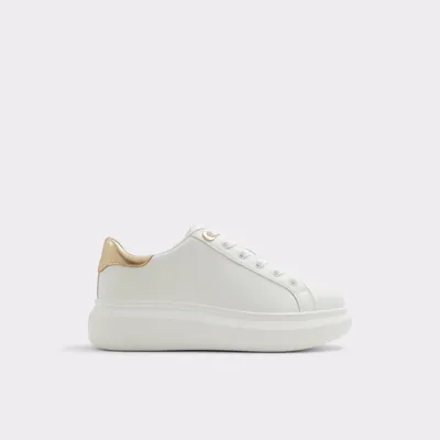Reia Other White Synthetic Mixed Material Women's Low top sneakers | ALDO Canada