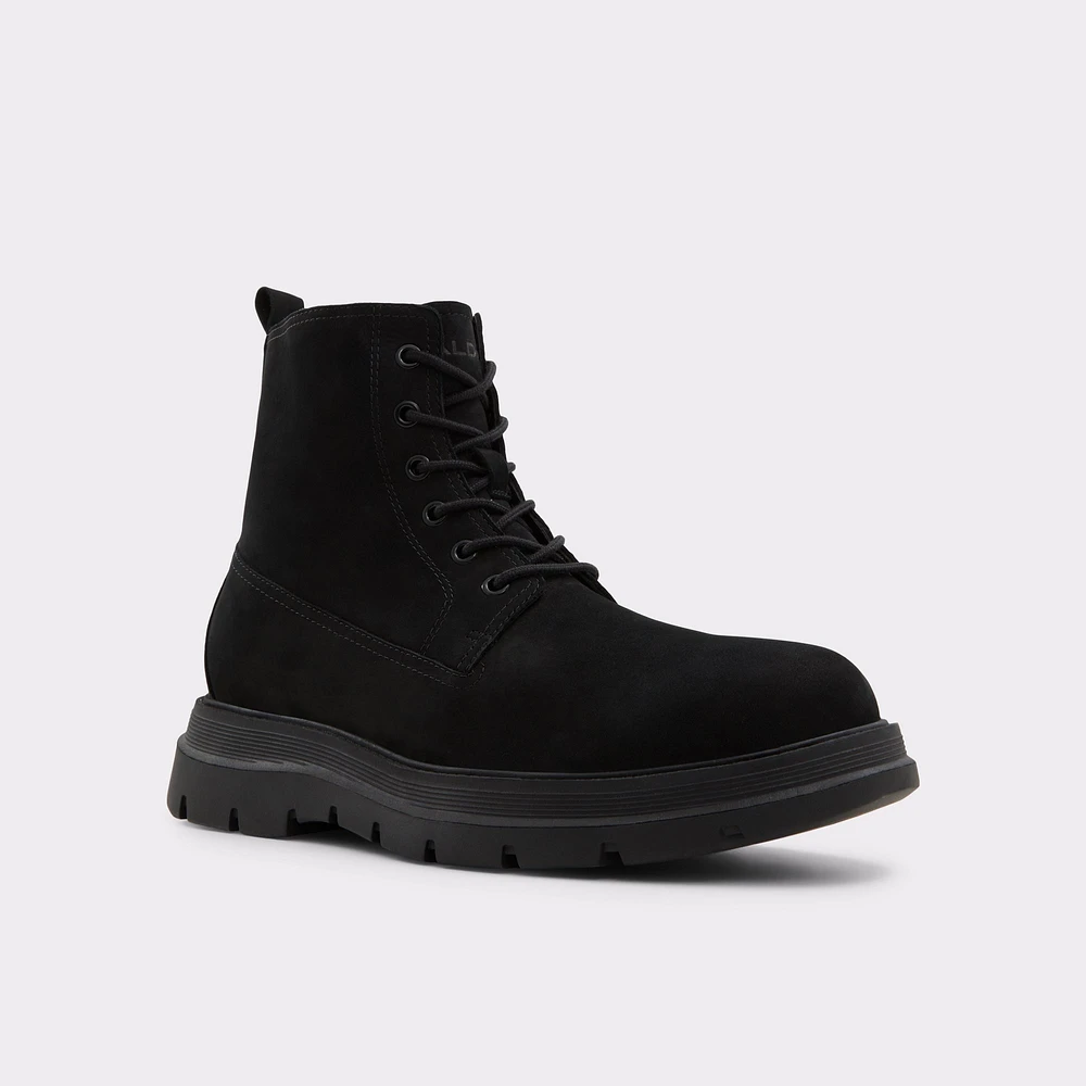 Reish Black Leather Nubuck Men's Lace-up boots | ALDO Canada