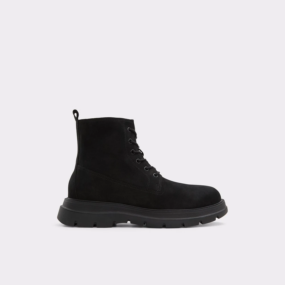 Reish Noir Cuir Nubuck Hommes Bottes a lacets | ALDO Canada