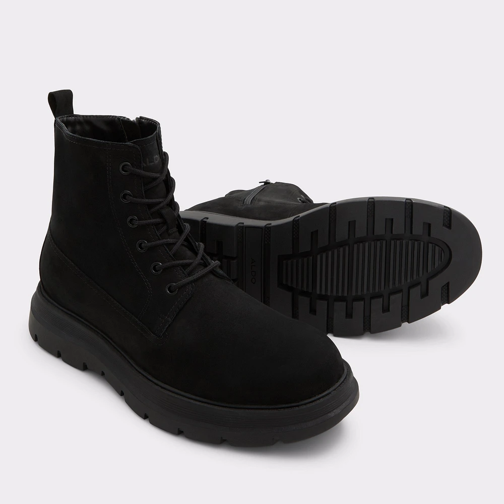 Reish Black Leather Nubuck Men's Lace-up boots | ALDO Canada