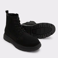 Reish Black Leather Nubuck Men's Lace-Up Boots | ALDO Canada