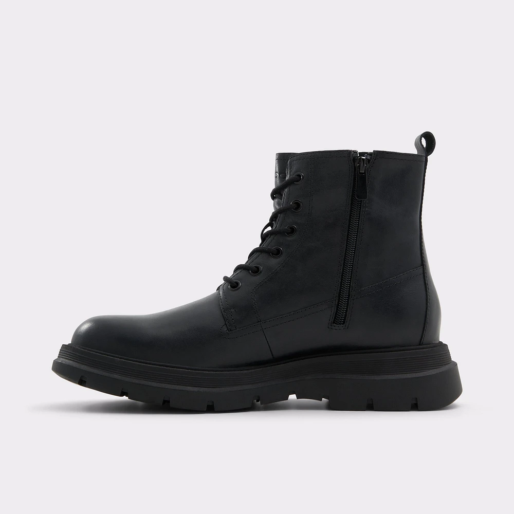 Reish Black Leather Smooth Men's Lace-up boots | ALDO Canada