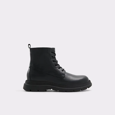 Reish Black Leather Smooth Men's Lace-Up Boots | ALDO Canada