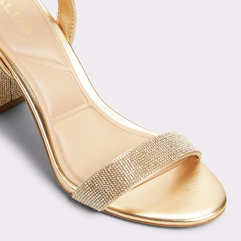 Rhiannon Gold Women's Strappy sandals | ALDO Canada