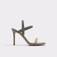 Ricchezo Dark Green Women's Strappy sandals | ALDO Canada