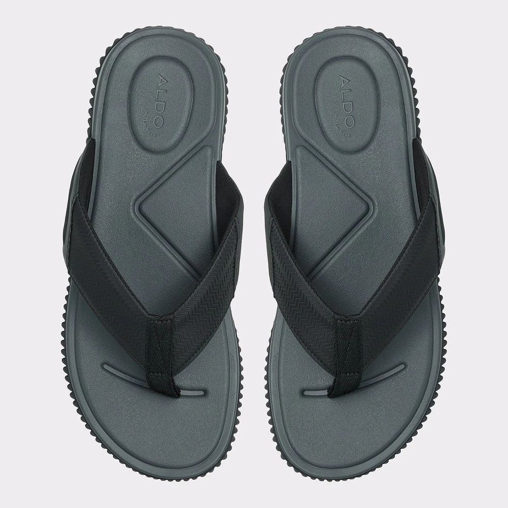 Riptide Black Men's Sandals & Slides | ALDO Canada