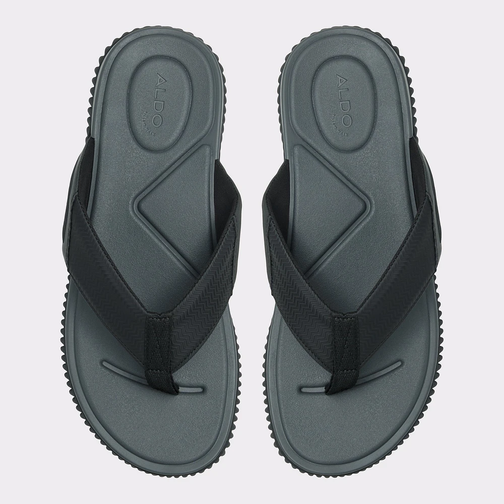 Riptide Black Men's Flip Flops | ALDO Canada